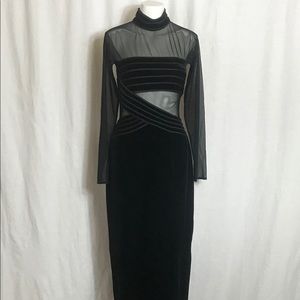 C6 Vintage Tadashi/Cache Velvet w/ mesh cut outs